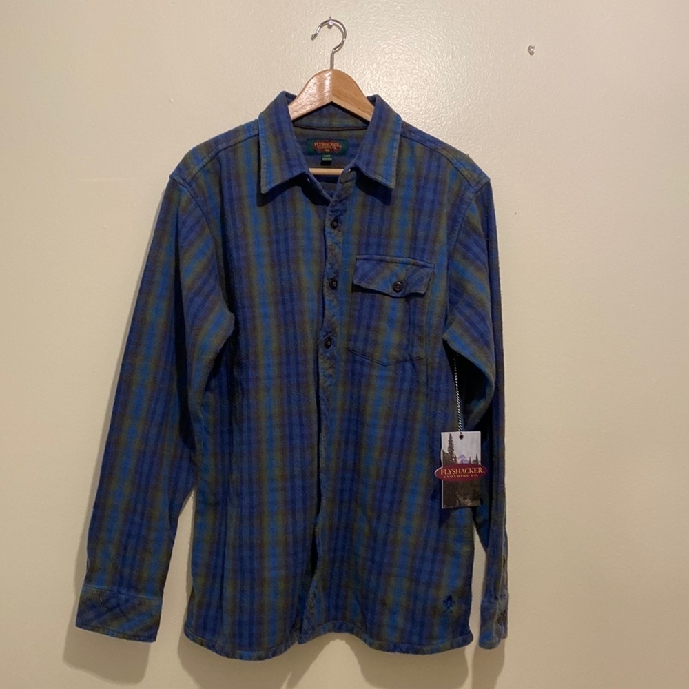 FLYSHACKER CLOTHING CO. 1922 COTTON SHIRT. Size L . New